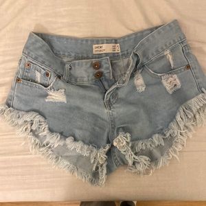 Cotton On denim/jean shorts size 5